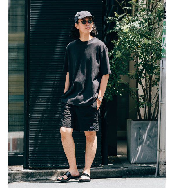 EDIFICE「【LOOPWHEELER for LOWERCASE】別注 ツリテンジク ビッグTシャツ」|Tシャツ・カットソー|