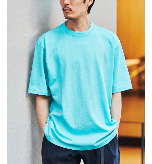 EDIFICE「【LOOPWHEELER for LOWERCASE】別注 ツリテンジク ビッグTシャツ」|Tシャツ・カットソー|