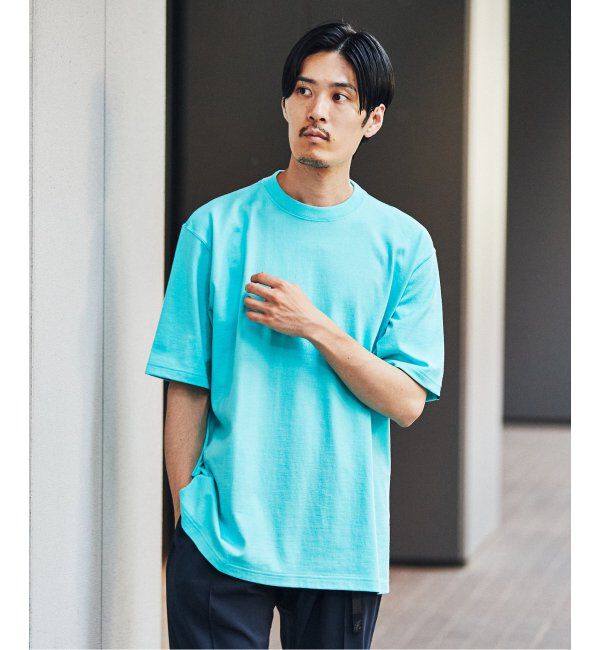 EDIFICE「【LOOPWHEELER for LOWERCASE】別注 ツリテンジク ビッグTシャツ」|Tシャツ・カットソー|