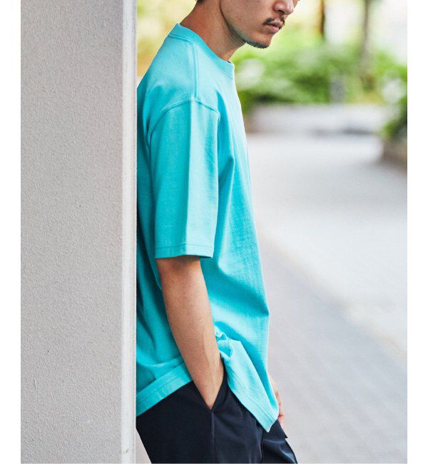 EDIFICE「【LOOPWHEELER for LOWERCASE】別注 ツリテンジク ビッグTシャツ」|Tシャツ・カットソー|