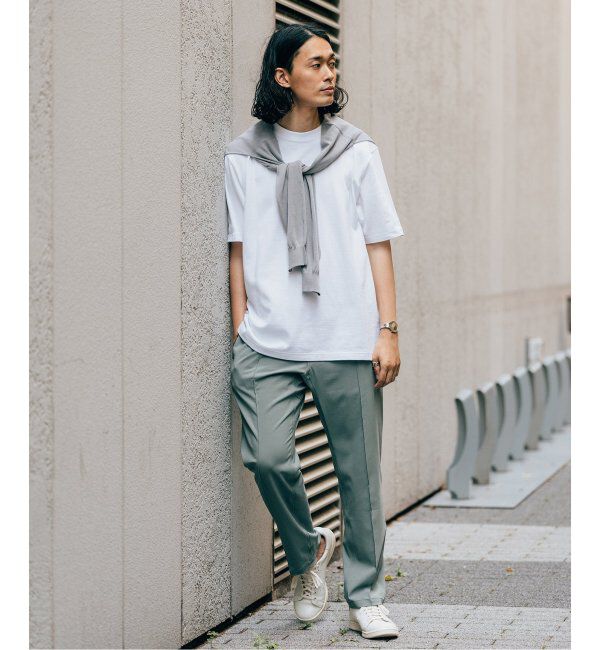 EDIFICE「【LOOPWHEELER for LOWERCASE】別注 ツリテンジク ビッグTシャツ」|Tシャツ・カットソー|