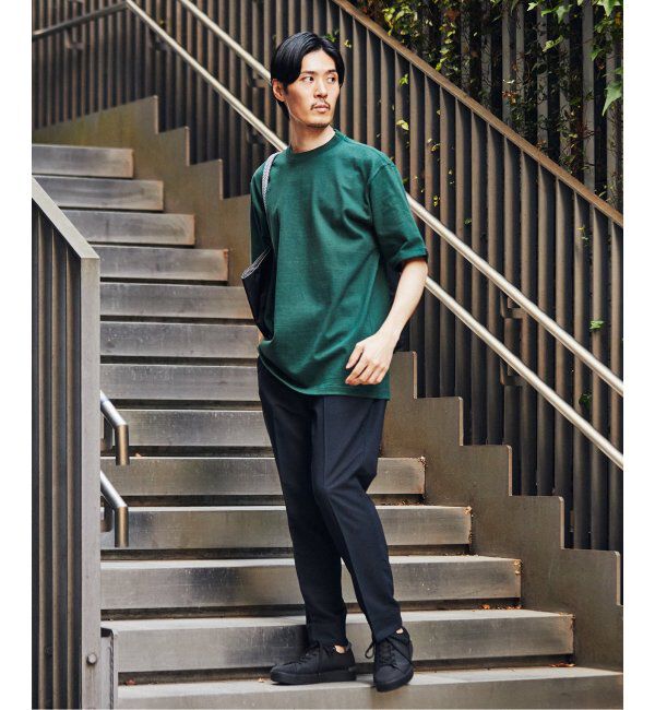 EDIFICE「【LOOPWHEELER for LOWERCASE】別注 ツリテンジク ビッグTシャツ」|Tシャツ・カットソー|