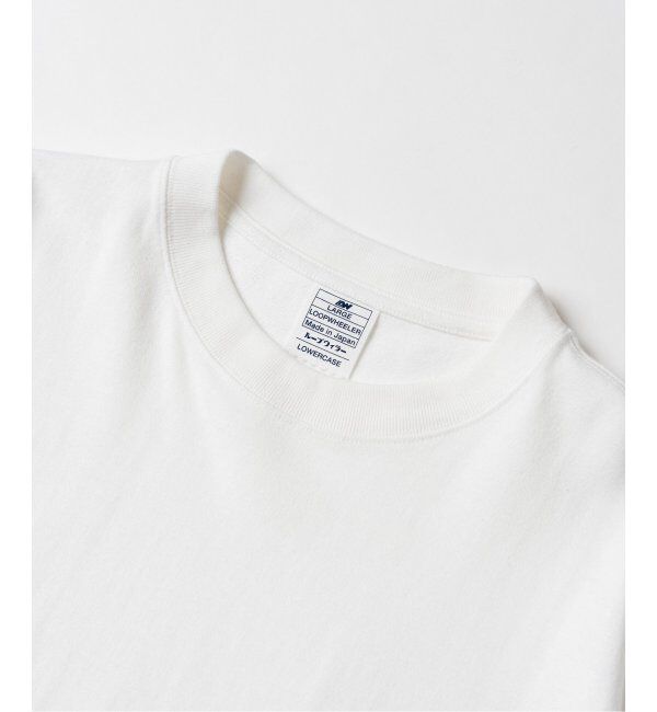 EDIFICE「【LOOPWHEELER for LOWERCASE】別注 ツリテンジク ビッグTシャツ」|Tシャツ・カットソー|ホワイト