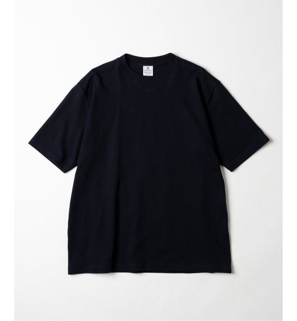 EDIFICE「【LOOPWHEELER for LOWERCASE】別注 ツリテンジク ビッグTシャツ」|Tシャツ・カットソー|ネイビー