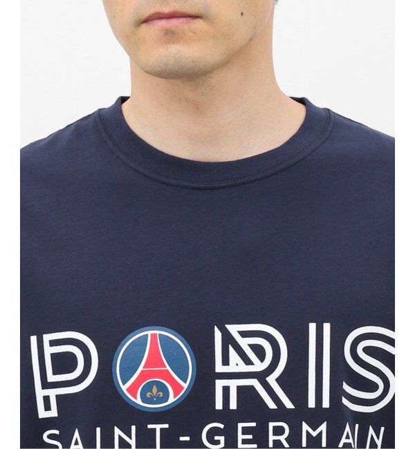 Paris Saint-Germain「【Paris Saint-Germain】トリコロール インライン プリントTシャツ」|Tシャツ・カットソー|