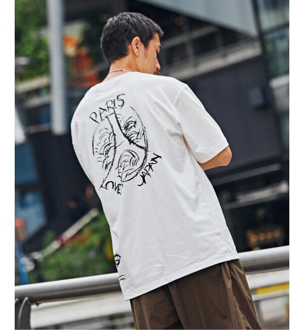 Paris Saint-Germain「【隈 研吾 &times; Paris Saint-Germain】グラフィックプリント Tシャツ」|Tシャツ・カットソー|