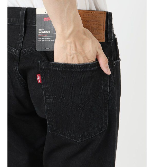 EDIFICE「Levi&rsquo;s(リーバイス) 別注 517 TM BLACK L29」|デニム|