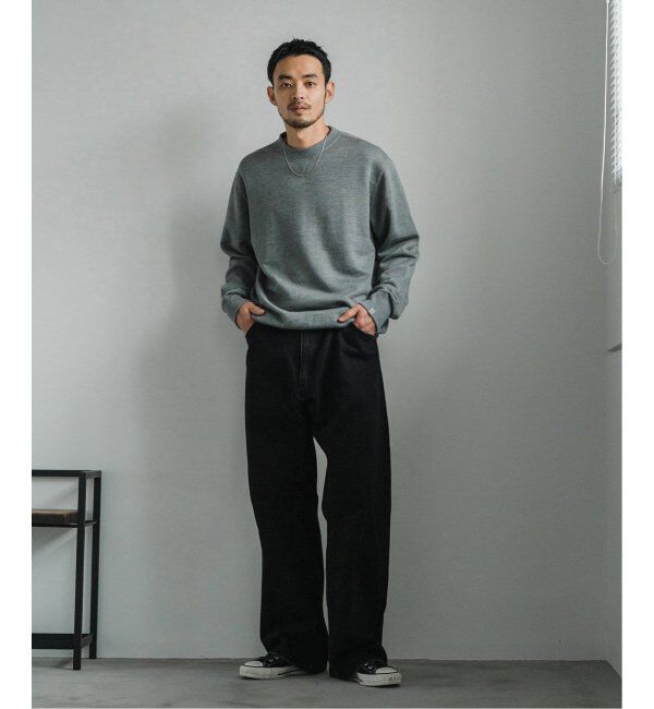 EDIFICE「LOOPWHEELER &times; LOWERCASE for EDIFICE ウール/シルク スウェットSP」|スウェット・ジャージ|