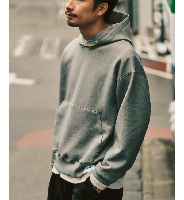 417 EDIFICE「LE JAPON AOAP 417別注 フーディ "セットアップ着用可能"」|パーカー|グレーA