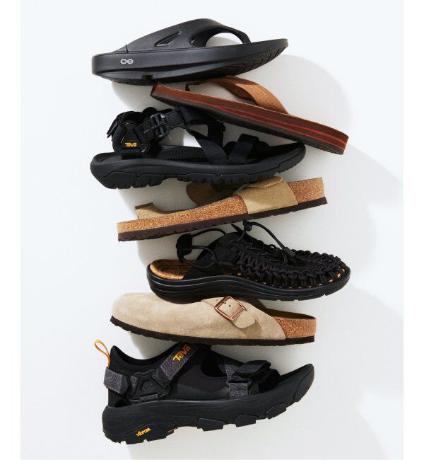 JOURNAL STANDARD relume「RAINBOW SANDALS / レインボーサンダル 別注 Double Layer レザーサンダル」|サンダル|