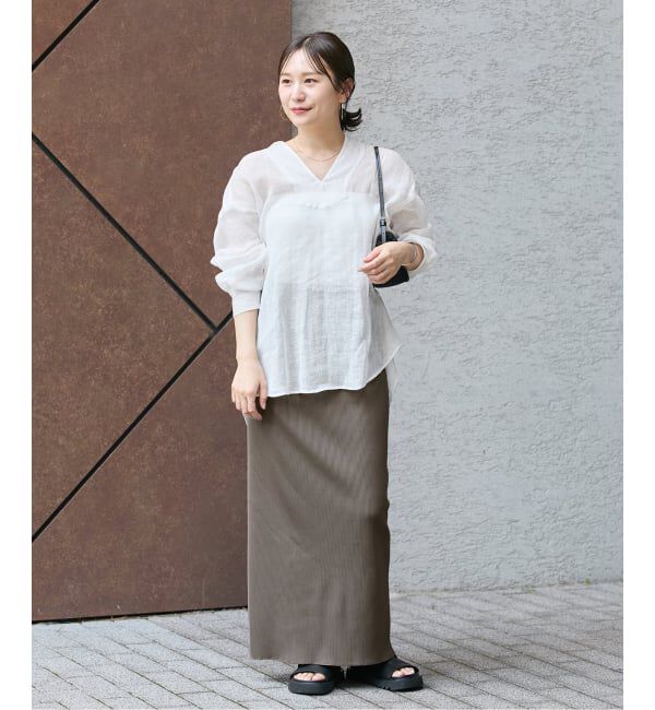 JOURNAL STANDARD「《WEB限定追加2》ハリヌキテレコロングスカート」|スカート|