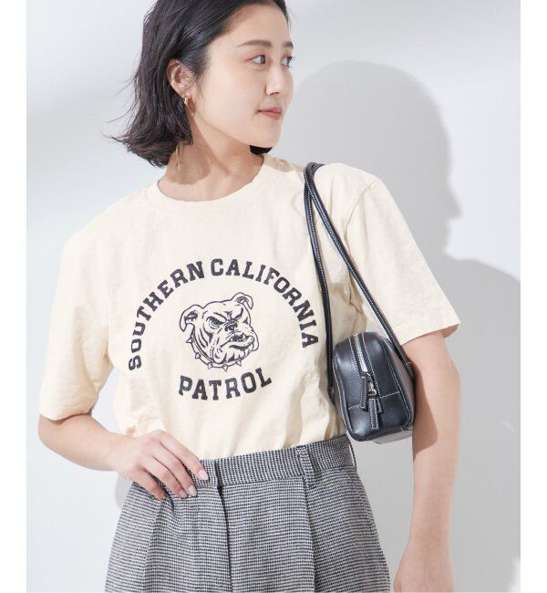 journal standard L'essage「《追加2》【MIXTA/ミクスタ】SO CAL DOG CREW   T-SHITS：Tシャツ」|Tシャツ・カットソー|ナチュラル