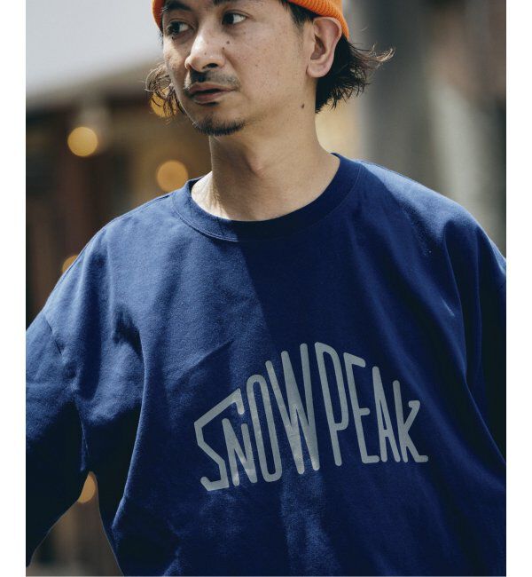 JOURNAL STANDARD relume「SNOWPEAK / スノーピーク 別注 &rdquo;トラペゾイド&rdquo; ロゴTシャツ」|Tシャツ・カットソー|