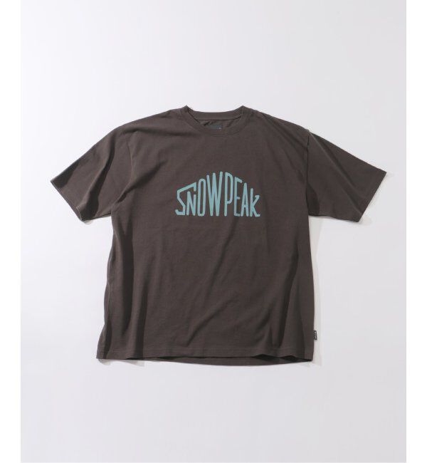 JOURNAL STANDARD relume「SNOWPEAK / スノーピーク 別注 &rdquo;トラペゾイド&rdquo; ロゴTシャツ」|Tシャツ・カットソー|