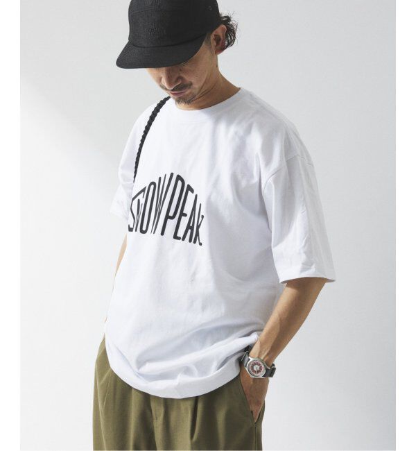 JOURNAL STANDARD relume「SNOWPEAK / スノーピーク 別注 &rdquo;トラペゾイド&rdquo; ロゴTシャツ」|Tシャツ・カットソー|