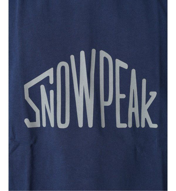 JOURNAL STANDARD relume「SNOWPEAK / スノーピーク 別注 &rdquo;トラペゾイド&rdquo; ロゴTシャツ」|Tシャツ・カットソー|