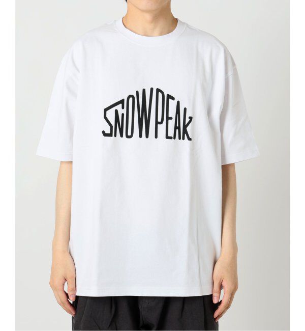 JOURNAL STANDARD relume「SNOWPEAK / スノーピーク 別注 &rdquo;トラペゾイド&rdquo; ロゴTシャツ」|Tシャツ・カットソー|