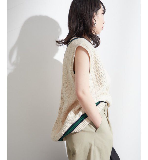 journal standard L'essage「《追加》《別注》【ILL ONE EIGHTY/イル ワンエイティ】TIDEN VEST：ベスト」|ベスト・ジレ|