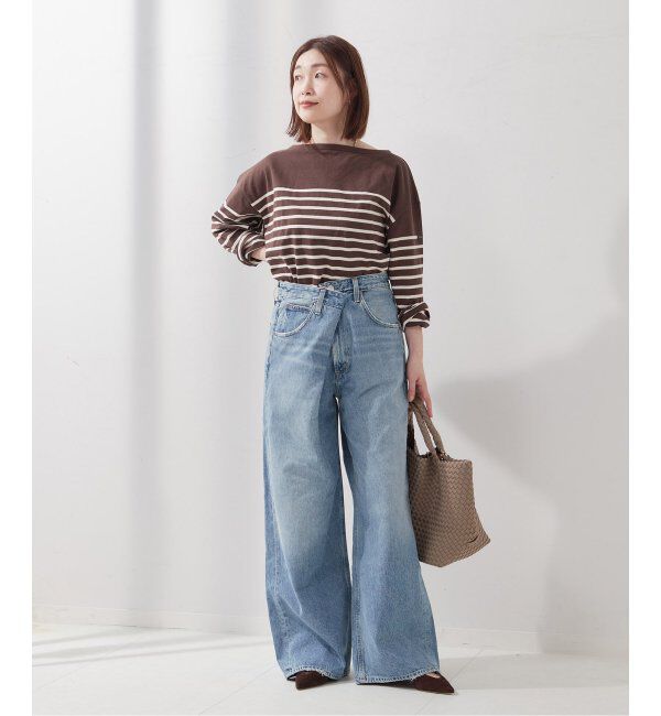 journal standard L'essage「【AGOLDE / エーゴールドイー】VANA FOLD JEAN IN MANTRA：デニム」|デニム|