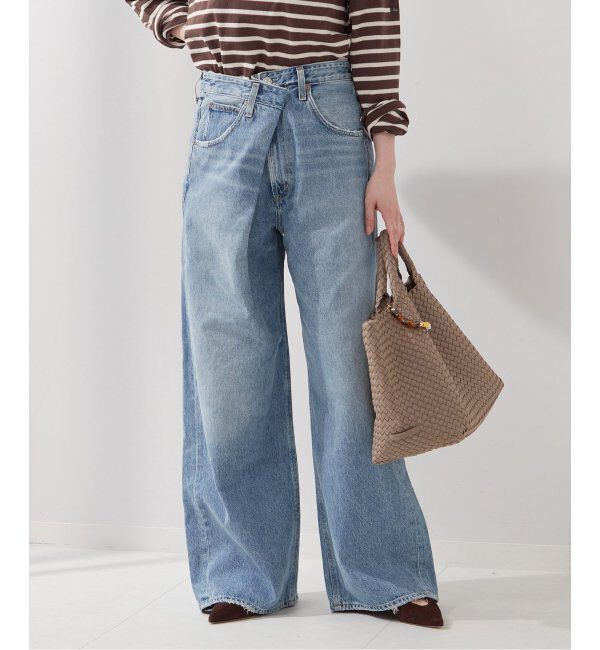 journal standard L'essage「【AGOLDE / エーゴールドイー】VANA FOLD JEAN IN MANTRA：デニム」|デニム|