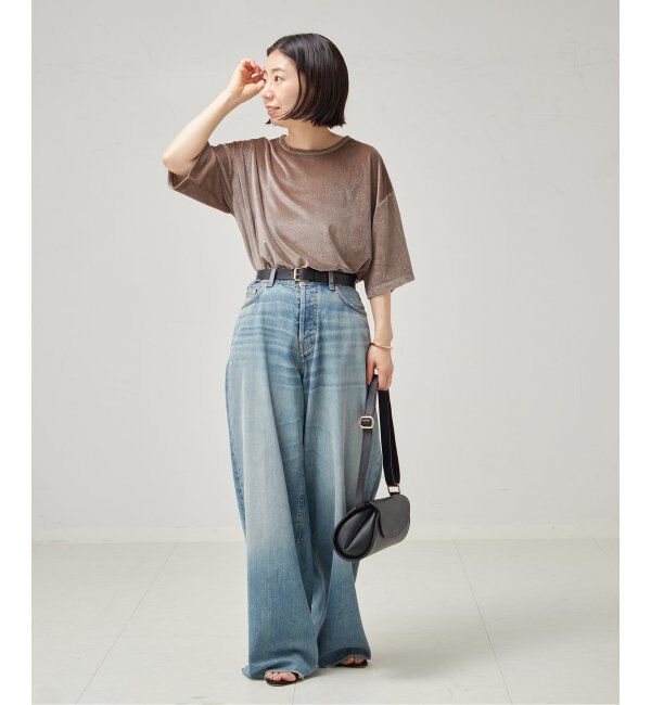 journal standard L'essage「ベロアTシャツ」|Tシャツ・カットソー|