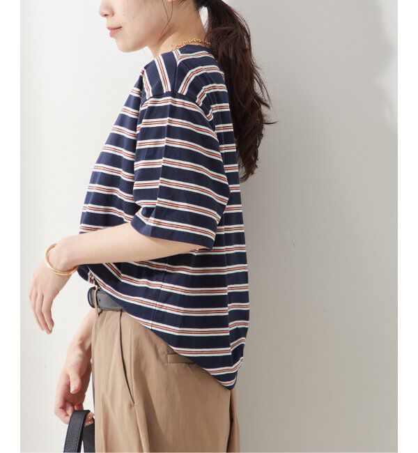 journal standard L'essage「マルチボーダーTシャツ」|Tシャツ・カットソー|