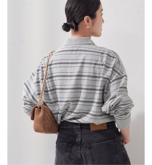 journal standard L'essage「ポロシャツロングスリーブプルオーバー」|Tシャツ・カットソー|