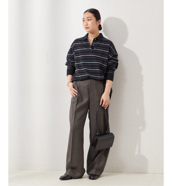 journal standard L'essage「ポロシャツロングスリーブプルオーバー」|Tシャツ・カットソー|