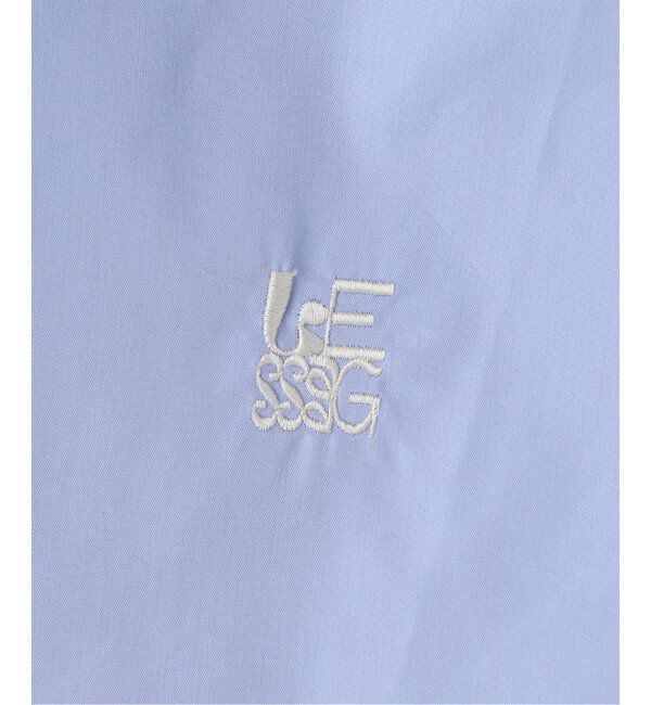 journal standard L'essage「CPムジ/ストライプ刺しゅうショートシャツ」|シャツ・ブラウス|