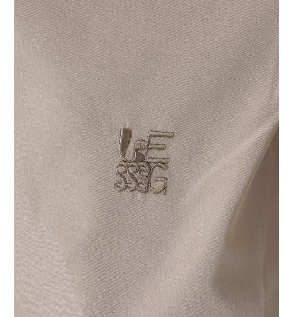 journal standard L'essage「CPムジ/ストライプ刺しゅうショートシャツ」|シャツ・ブラウス|