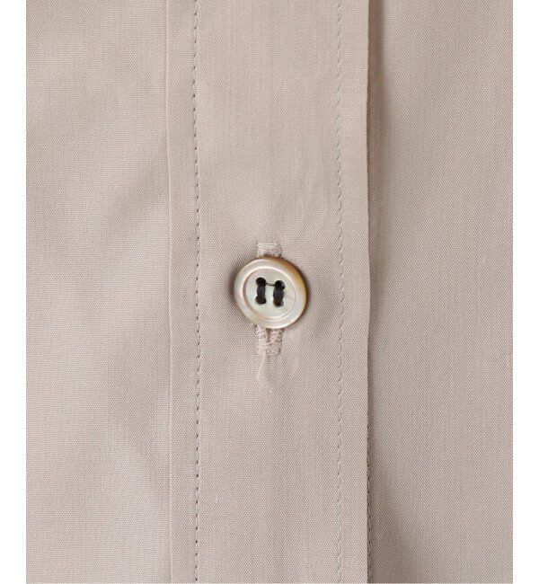 journal standard L'essage「CPムジ/ストライプ刺しゅうショートシャツ」|シャツ・ブラウス|