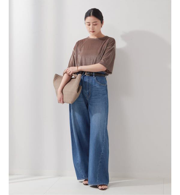 journal standard L'essage「《追加2》ルーズウェービング 3D デニムパンツ」|デニム|