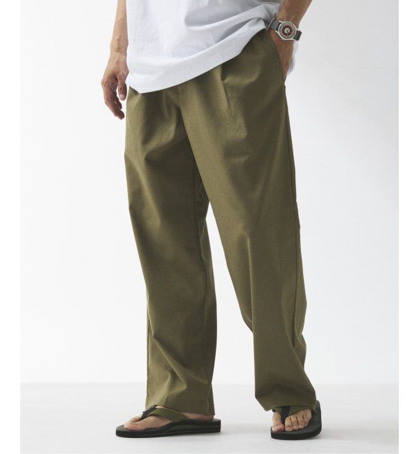 JOURNAL STANDARD relume「リネンブレンド 1タック &rdquo;レイジー&rdquo; パンツ」|スラックス|