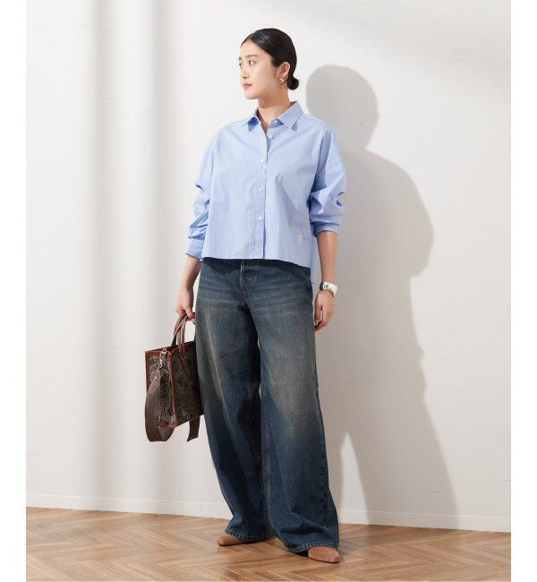 journal standard L'essage「【HAIKURE/ハイクル】BETHANY SHORT LENGTH INTENSE BLU：デニム」|デニム|