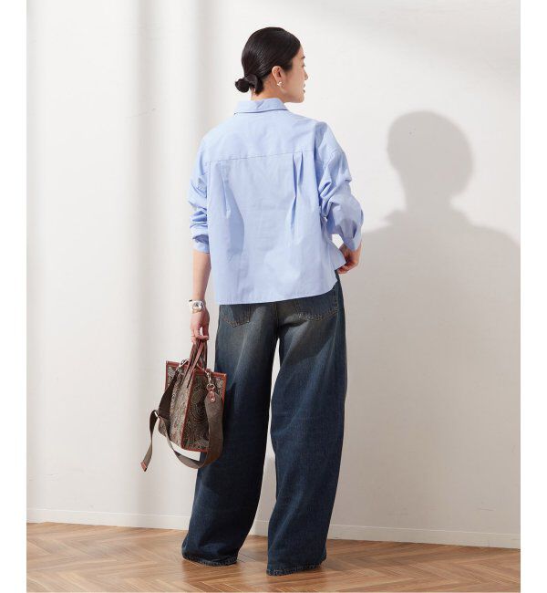journal standard L'essage「【HAIKURE/ハイクル】BETHANY SHORT LENGTH INTENSE BLU：デニム」|デニム|