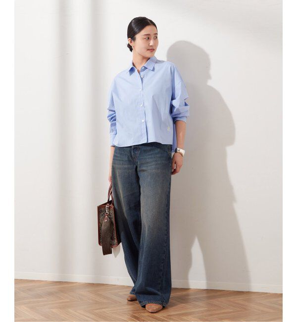 journal standard L'essage「【HAIKURE/ハイクル】BETHANY SHORT LENGTH INTENSE BLU：デニム」|デニム|