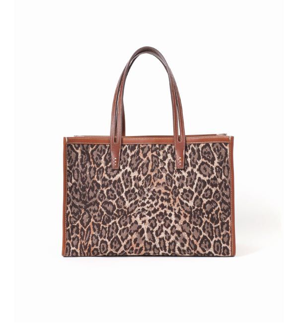 journal standard L'essage「《別注》【A VACATION】CLUB BAG L BROWN LEO：トートバッグ」|トートバッグ|