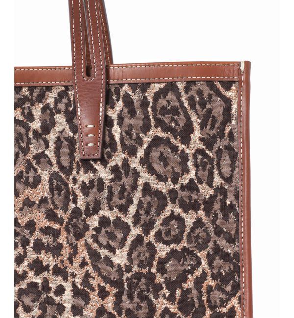 journal standard L'essage「《別注》【A VACATION】CLUB BAG L BROWN LEO：トートバッグ」|トートバッグ|