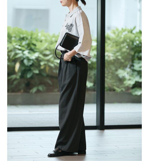 journal standard L'essage「《別注》【RUSSELL ATHLETIC/ラッセル・アスレティック】ポロエリ スエット」|Tシャツ・カットソー|