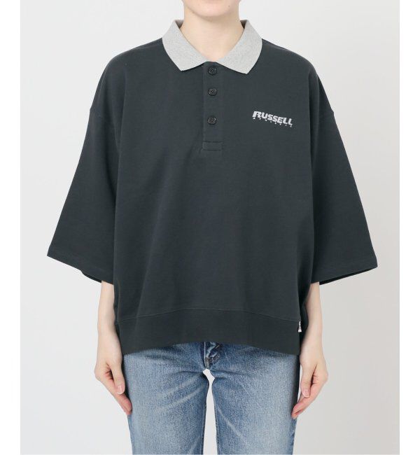 journal standard L'essage「《別注》【RUSSELL ATHLETIC/ラッセル・アスレティック】ポロエリ スエット」|Tシャツ・カットソー|