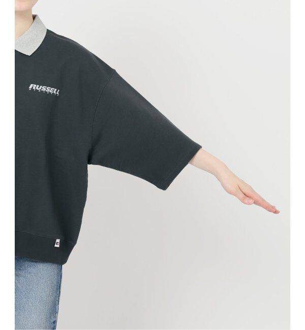 journal standard L'essage「《別注》【RUSSELL ATHLETIC/ラッセル・アスレティック】ポロエリ スエット」|Tシャツ・カットソー|