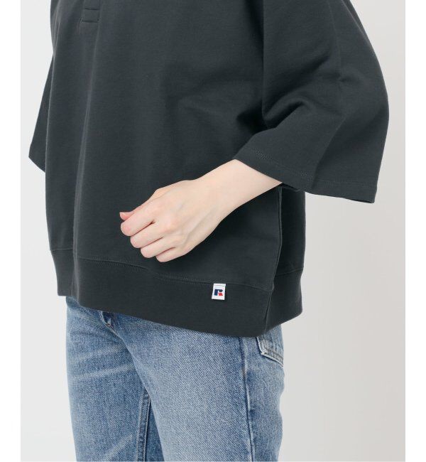 journal standard L'essage「《別注》【RUSSELL ATHLETIC/ラッセル・アスレティック】ポロエリ スエット」|Tシャツ・カットソー|