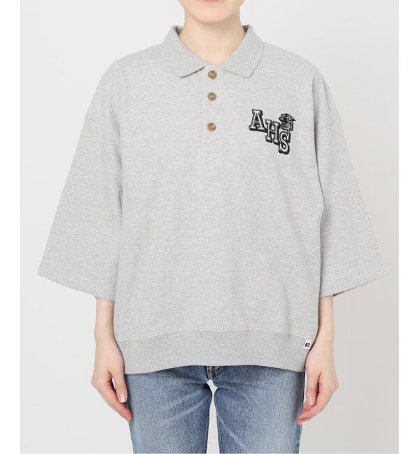 journal standard L'essage「《別注》【RUSSELL ATHLETIC/ラッセル・アスレティック】ポロエリ スエット」|Tシャツ・カットソー|