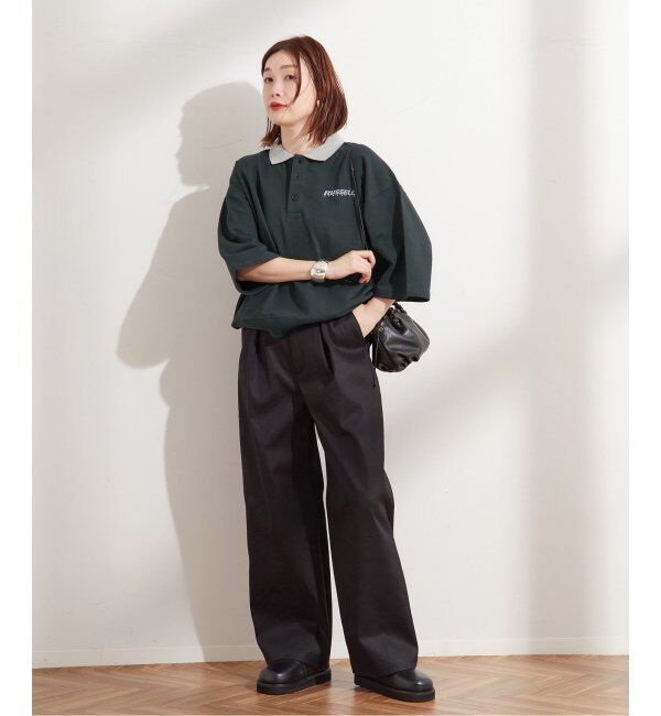 journal standard L'essage「《別注》【RUSSELL ATHLETIC/ラッセル・アスレティック】ポロエリ スエット」|Tシャツ・カットソー|