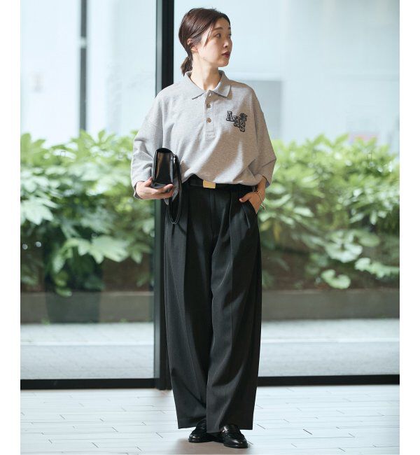 journal standard L'essage「《別注》【RUSSELL ATHLETIC/ラッセル・アスレティック】ポロエリ スエット」|Tシャツ・カットソー|