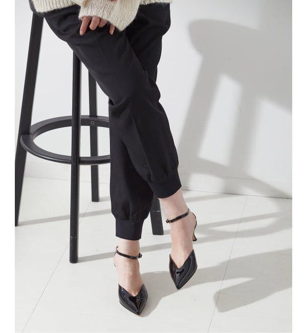 journal standard L'essage「《追加》【NEBULONI E. /ネブローニ】パテント アンクルストラップパンプス」|パンプス|