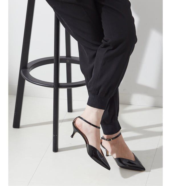 journal standard L'essage「《追加》【NEBULONI E. /ネブローニ】パテント アンクルストラップパンプス」|パンプス|