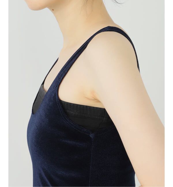 journal standard L'essage「【SIMONE WILD/シモーネ ワイルド】MESH VELVET TANK：タンクトップ」|タンクトップ|