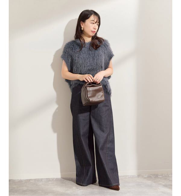 journal standard L'essage「ロングフェザーベスト」|ベスト・ジレ|