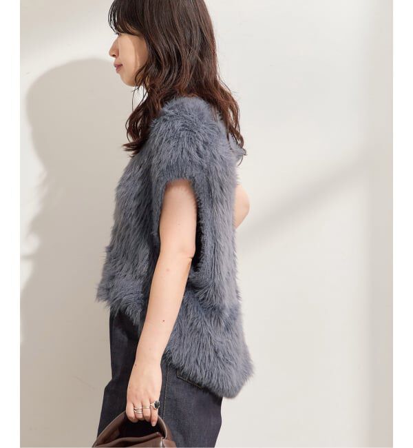 journal standard L'essage「ロングフェザーベスト」|ベスト・ジレ|